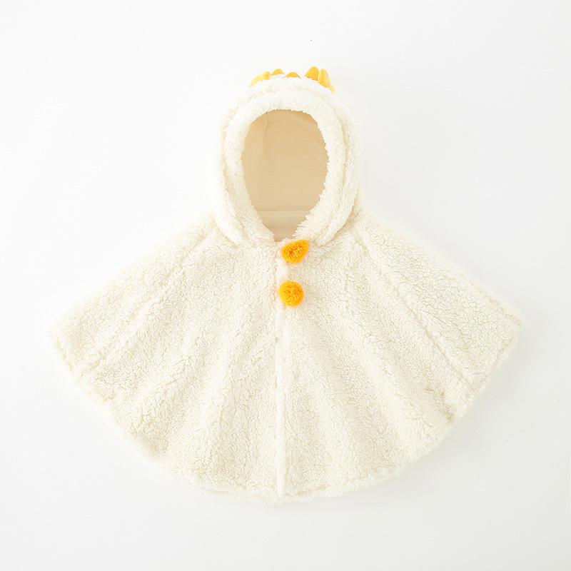 "Cartoon Baby Cape Cloak: Cute Spring, Autumn, Winter Shawl for Boys & Girls"