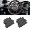 Car Accessories Interior Steering Wheel Suede Leather Cover Trim For Mini Cooper S JCW F54 F55 F56 F57 F60 2014-2016