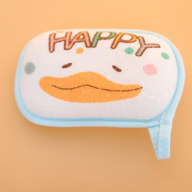 Infant Bath Sponge & Exfoliating Towel - Newborn & Children's Bath Scrubber