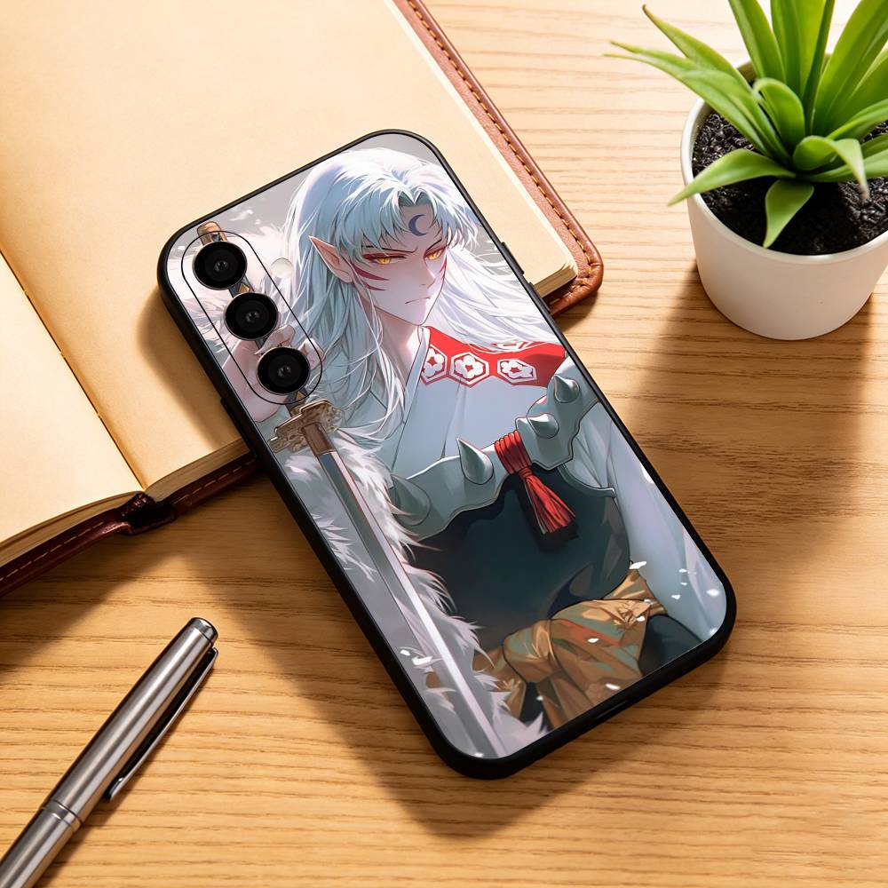 

I-Inuyasha S-Sesshomaru Phone Case For Samsung Galaxy A73,A72,A71,A70,A53,A52,A51,Soft Silicone Black Cover Samsung a22 4g