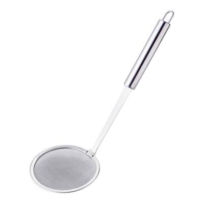 Fine Mesh Strainer Stainless Steel Skimmer Spoon with Long Handle Kitchen Cooking Tool