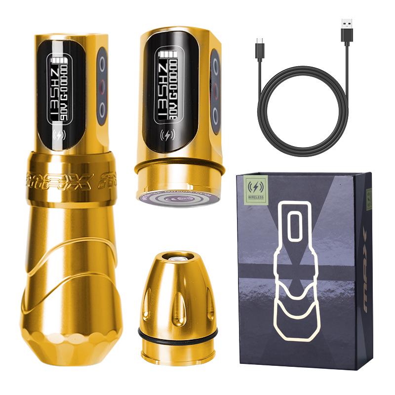 Wireless Tattoo Machine Pen: Battery-Powered Liner & Shader - Integrated Motor