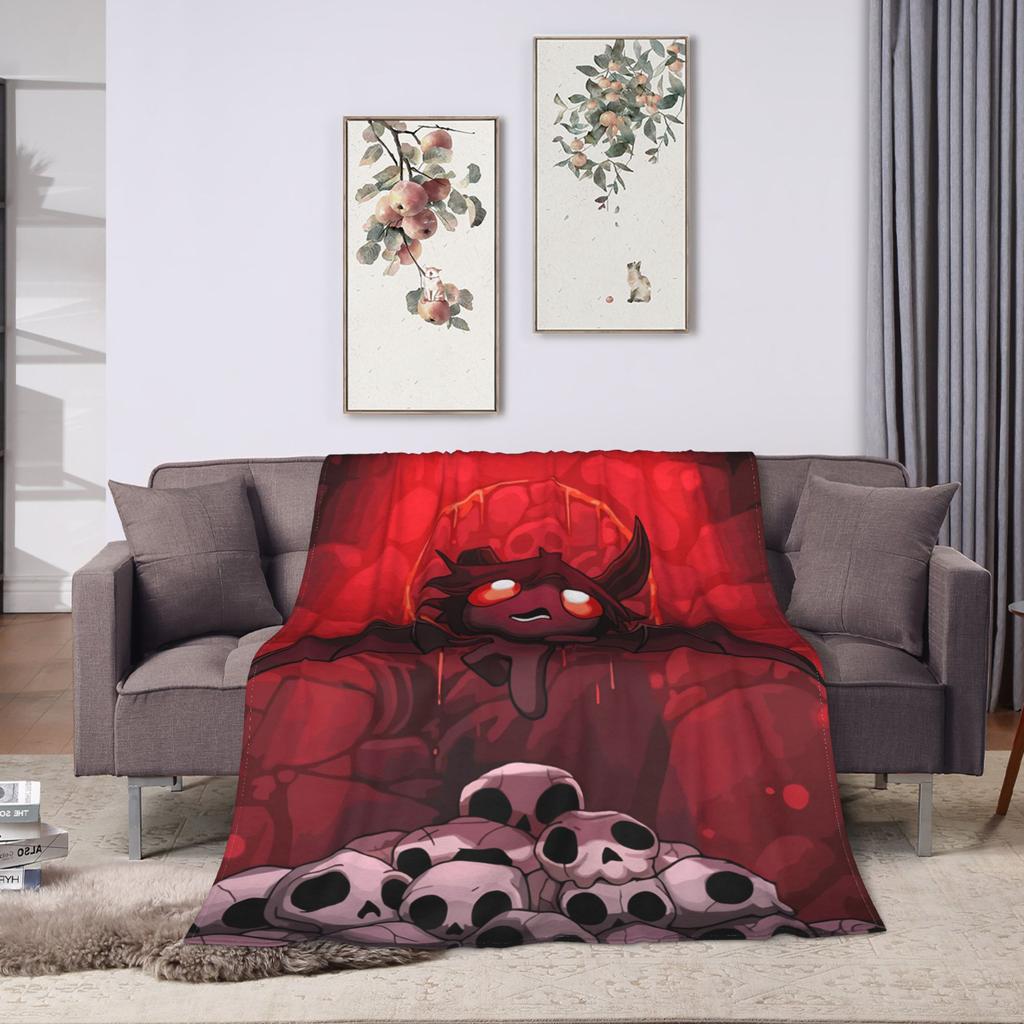 The Binding of Isaac Flannel Blanket Autumn Warm Soft Throw Blanket for Children Outdoor Pattern Bedspread Sofa Bed Cover