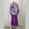 Summer Women's Printed Shirt Style, Loose and Breathable, Stylish Trousers, Fashionable and Casual Set