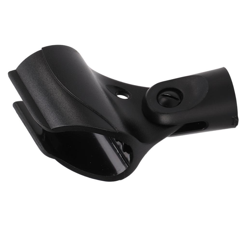 JD 12 Microphone Clip Plastic Adjustable Wireless Microphone Clip Holder With Adapter for Mic Stand