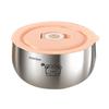 316 Stainless Steel Rice Soup Bowls with Lid Children Tableware Anti-Scald Double Layer Food Containers For Kid 380ML