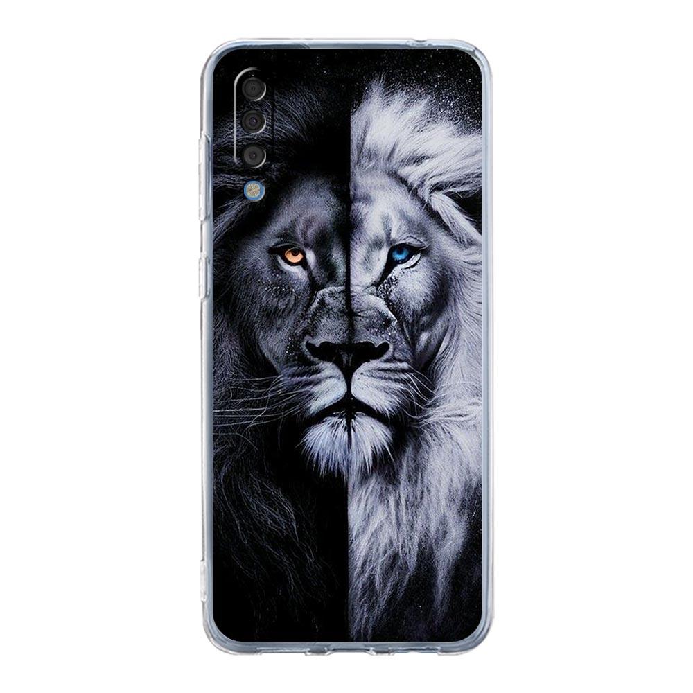 Phone Case For Samsung A16 A14 A12 A22 A32 5G A34 A42 A52 A54 A50 A70 A40 A20E A10S A20S A04S A06 Cover Tigre Wolf Lion Animal