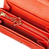 Marie Claire Women's Bifold Wallet, Genuine Leather, Zippered Coin Purse, Large Capacity, Brand: Carrousel 88649-52, Orange