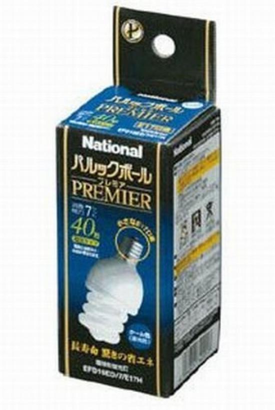 

Panasonic 40 Type E17 Base Compact Fluorescent Light Parlook Ball Premier Cool Color Daylight EFD10ED/7/E17H