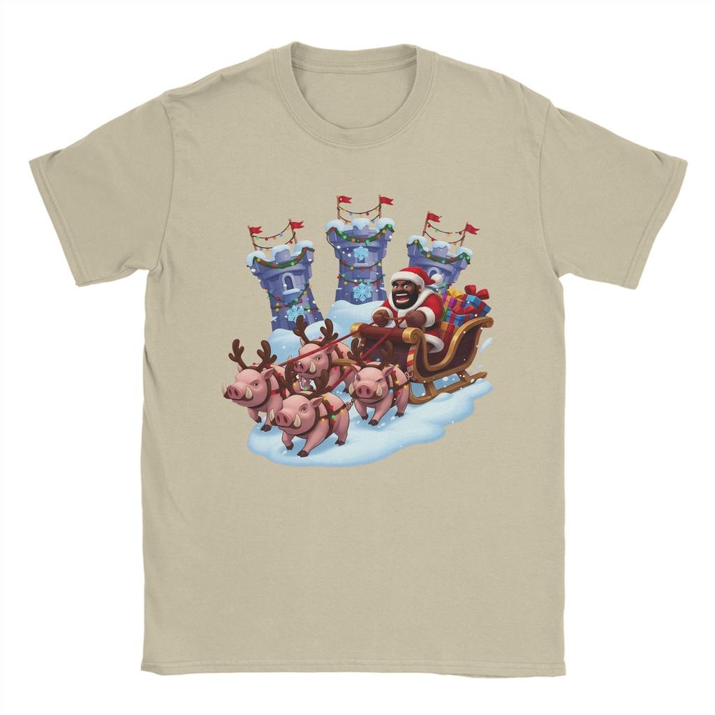 Hog Rider   T-Shirt Summer Christmas 100 Cotton T-Shirts For Men Novelty Print Tshirt Short Sleeve Classic Tops