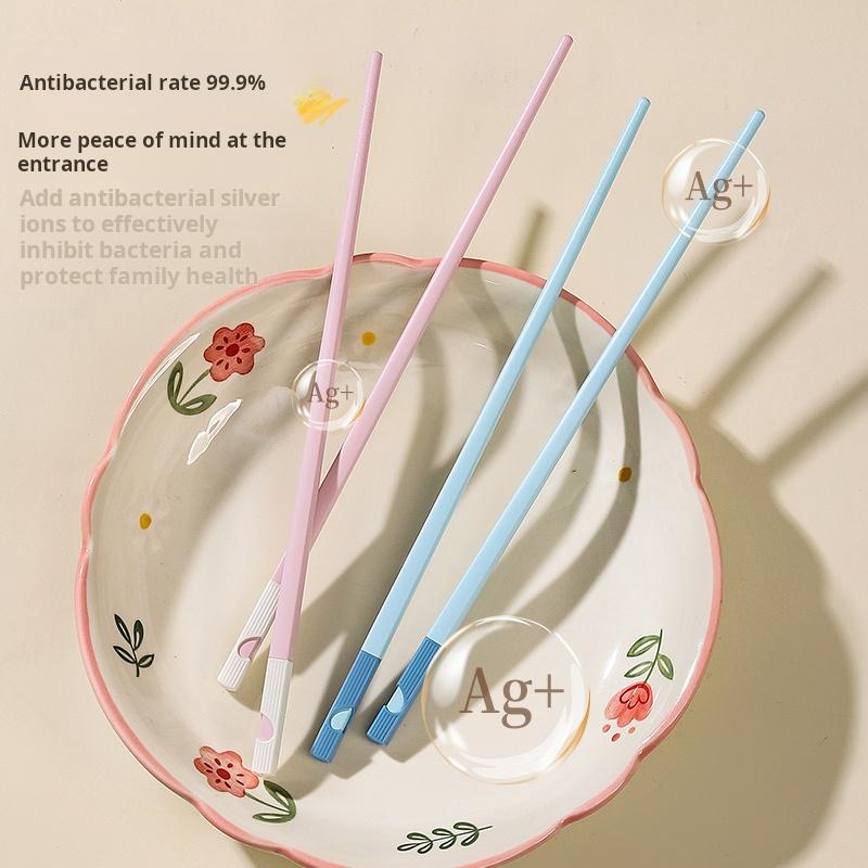 5 Pairs Colorful Fiberglass Chopsticks, Dishwasher Safe Chopstick, Reusable Non-slip Chop Sticks Japanese Chinese Fiberglass