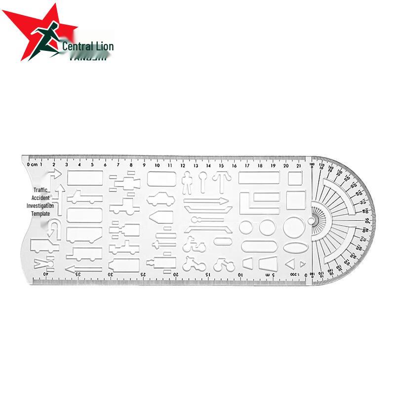 Yangshi Traffic Accident Survey Drawing Template Ruler