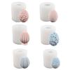 Multiple Egg Silicone Candle Mold Easter Egg Silicone Mold DIY Aromatherapy Gypsum Hand Soap Mold Household Products
