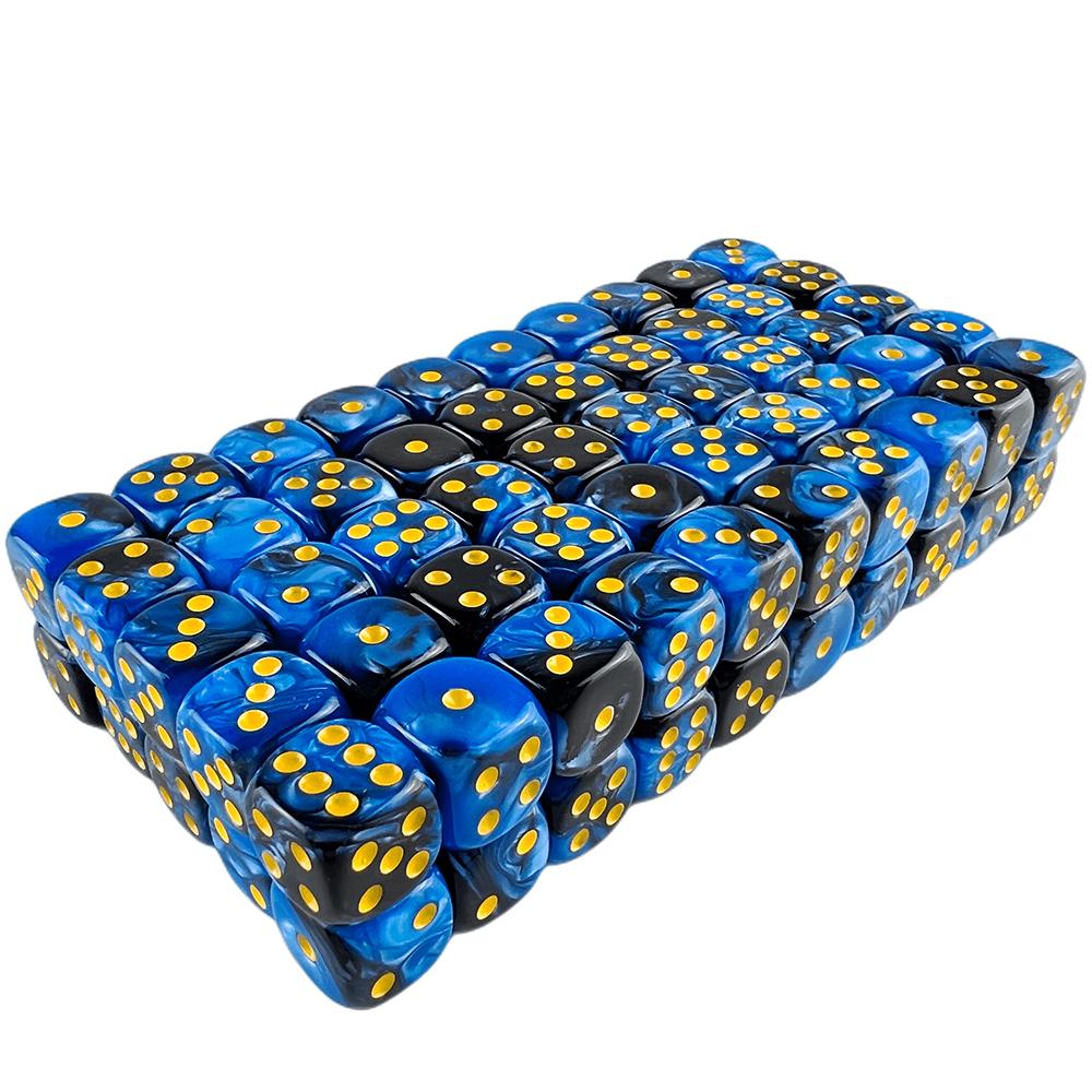 100pcs Mini 12mm Dice Mixing Colored Rounded Corner Game Dice Entertainment Gambling for Party Bar Club Drinking Dice