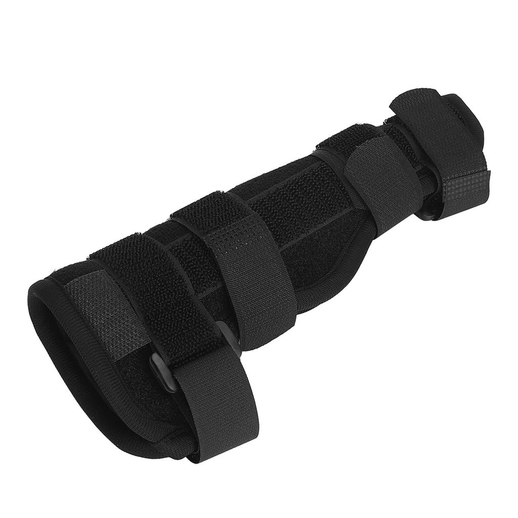 Orteză cu 2 degete cu placă de aluminiu încorporată, absorbantă de transpirație, respirabilă, suport pentru atele de degete pentru bro