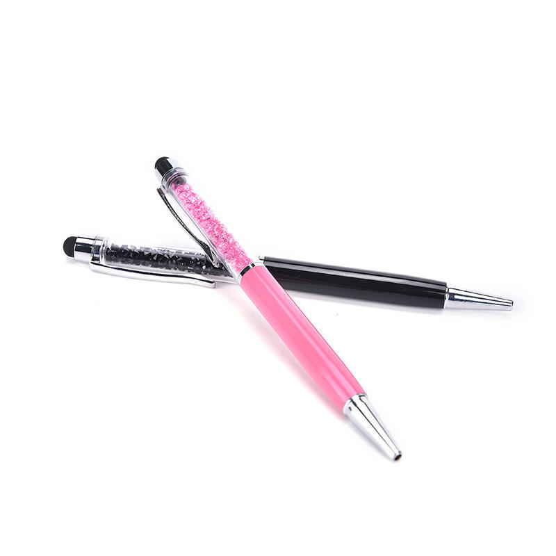 16 Penne A Sfera Stylus 2-in-1 Con Cristalli - Inchiostro Blu - Metal