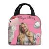 Freya Skye Singer Tour 2026 Thermal Insulated Lunch Bag for Travel Portable Food Container Bags Cooler Thermal Lunch Boxes