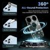 Diamond 3D Heart Glass Camera Protector Clear HD Anti Scratch Lens Film Full Cover Shockproof for iPhone 17 Pro Max 17Pro