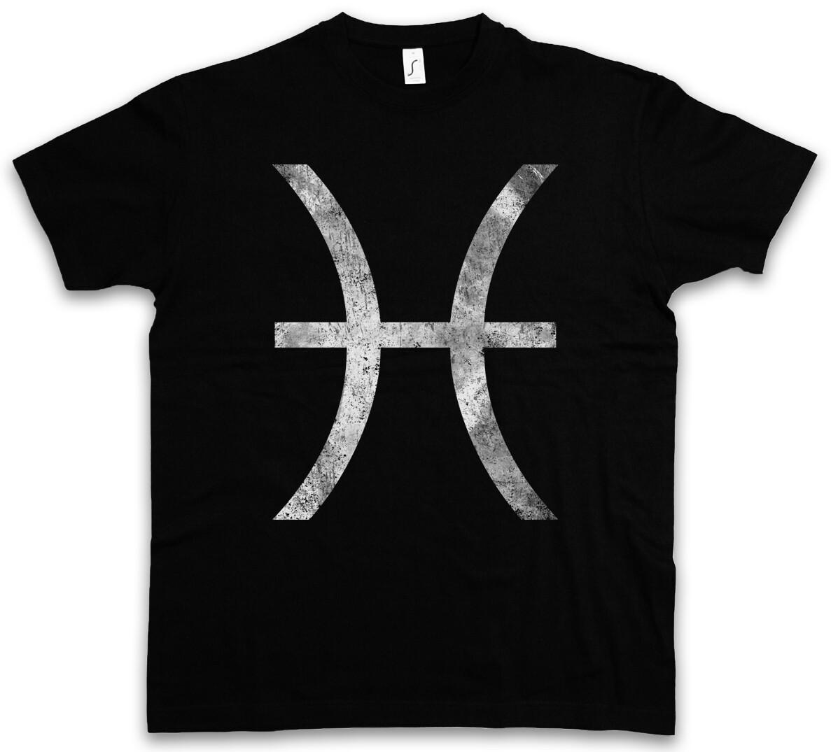 ZODIAC SIGN PISCES T-Shirt Mens Womens Tees Top Star Sign Astrology Horoscope 3XL