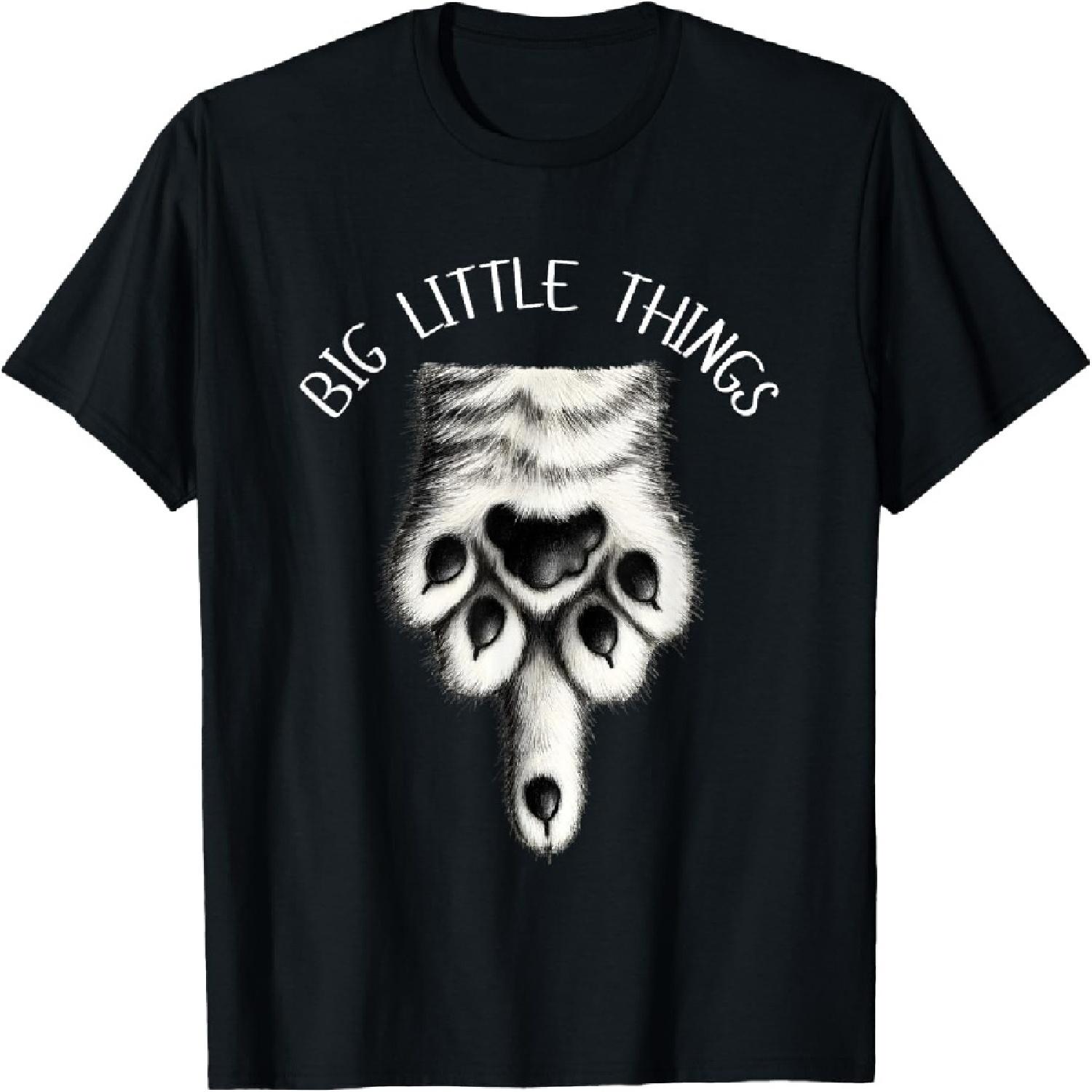 

Big Little Things Cat Paw Middle Finger Rock Cat Paw Vintage T-Shirt XXXXXL різнокольоровий