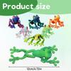 3D Printed Coloful Magnetic Frog Joint Movable Ornaments Kitchen Refrigerator Magnet Home&Office Desk Decoration 12Cm/5In