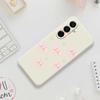 For Samsung Galaxy A17 5G Case Bows Pattern Printing Straight Edge TPU Phone Back Cover