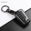Abs Carbon Fiber Style Car Key Case Cover For Toyota Camry Rav4 Forturner Hilux Auris Corolla Avensis Verso Yaris Aygo Scion Tc