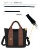 Jessie's Life Canvas Tote Bag for Women, Divided Mini Tote, Small, Lightweight Canvas Tote, Perfect for SchoolCommuting, Lunch Bag, Shoulder Bag,