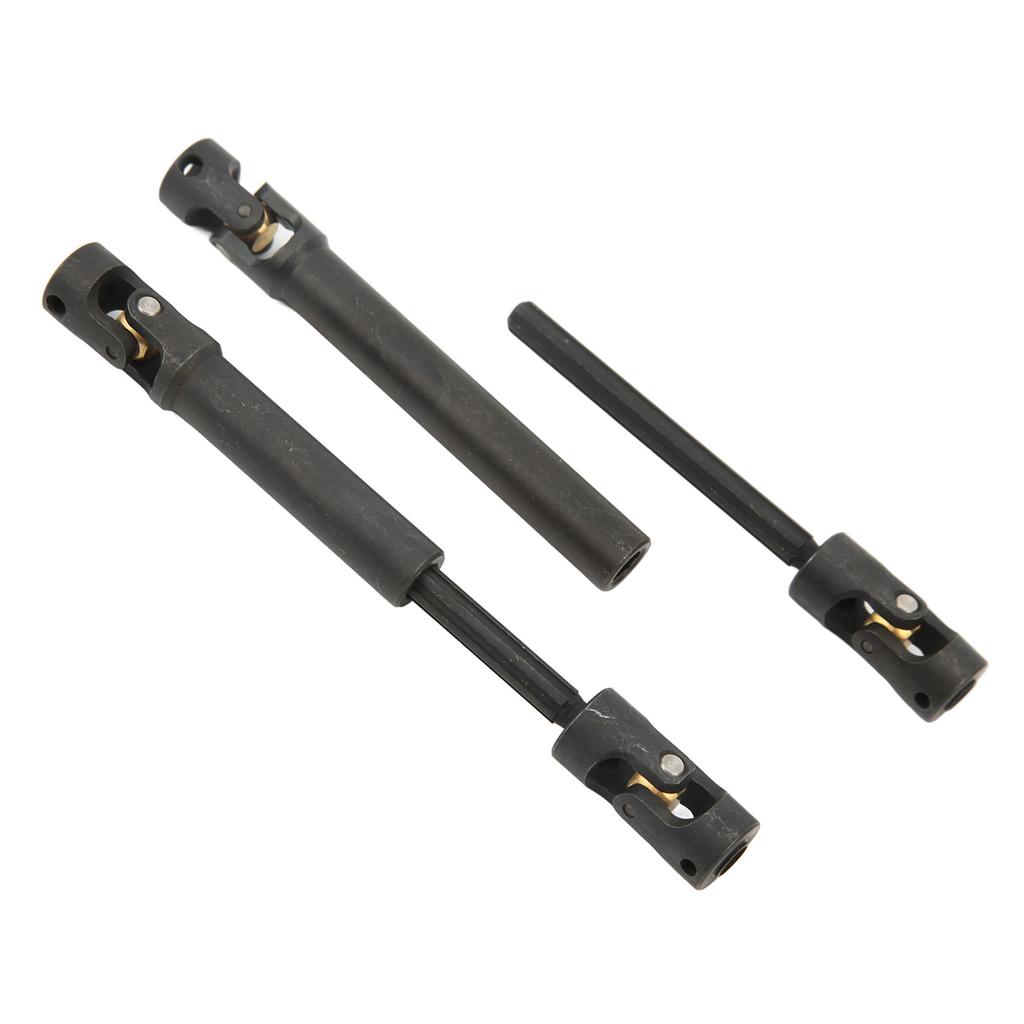 2 Pcs RC Drive Shaft Steel RC CVD Transmission Shaft for Axial SCX10 and Other 1/10 RC Crawler Car