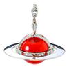 Vivienne Westwood Giant Orb Limited Edition Saturn Transparent Giant Ball Necklace Unisex necklace Red 6302034202P182CN001