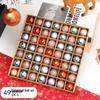 Box of 49 Electroplated Shiny 3cm Christmas Ball Ornaments for Tree Decoration and Scene Arrangement