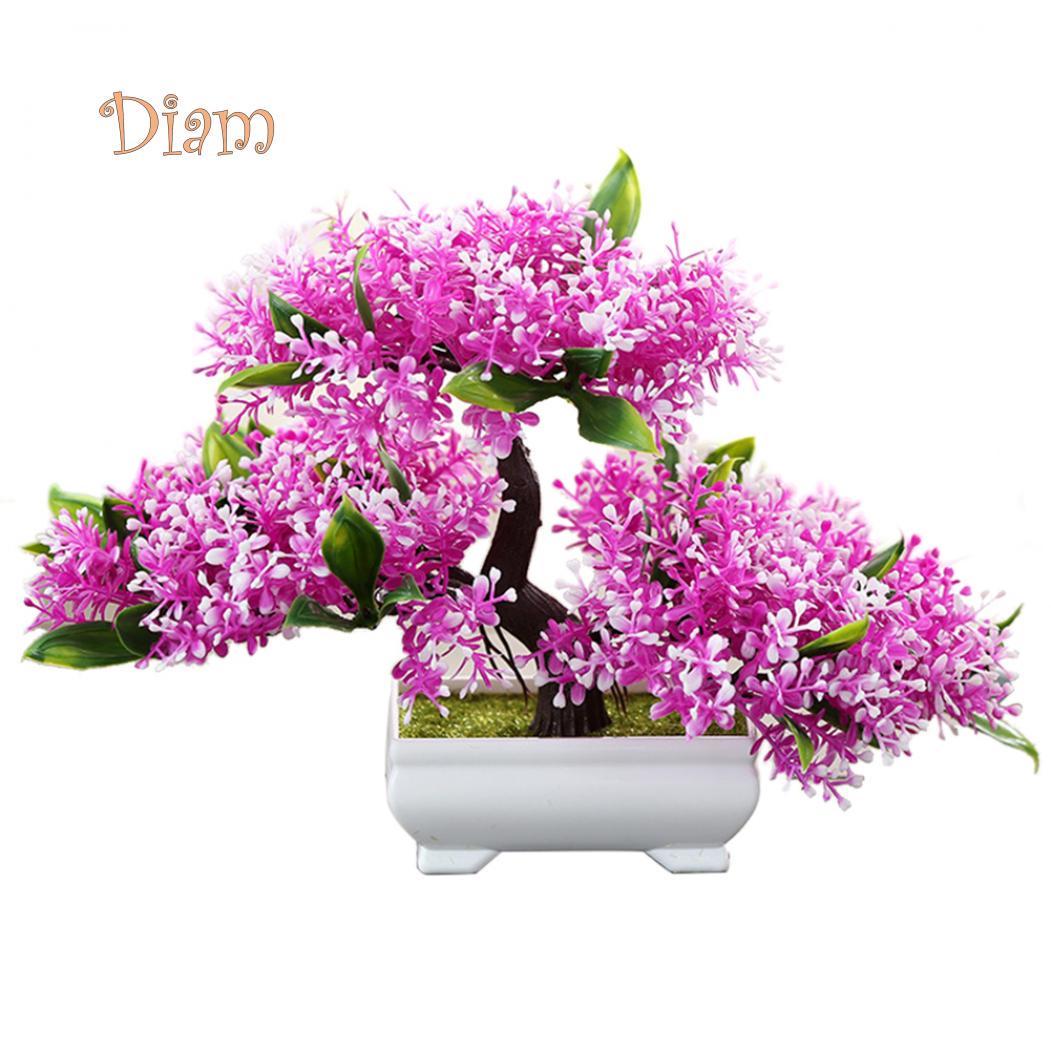 

НОНО искусственный горшечный цветок растение дерево Бонсай для декора дома розы красного