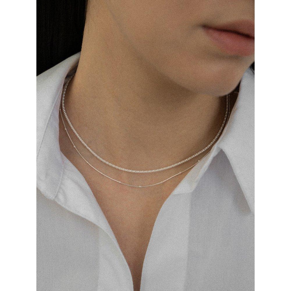 [Silver 925] Condense Chain Necklace