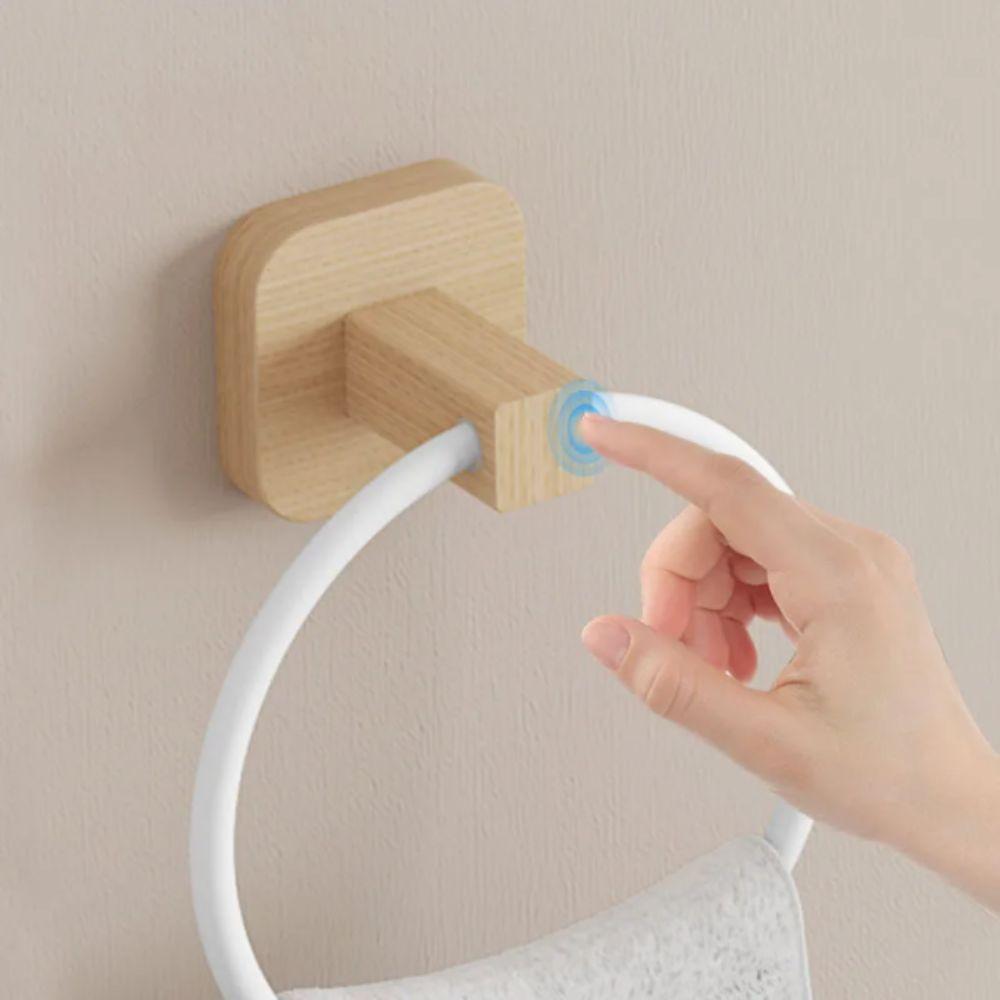 Aluminium Material Portable Towel Racks Round Design Wall Mounted Towel Holder  Wall Mounted