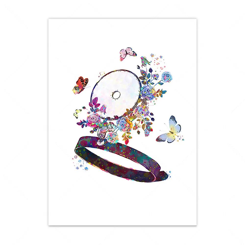 Anatomical Inner Ear Audiology Cochlea Wall Art Canvas Painting Nordic Posters And Prints Wall Pictures For Medical Clinic Decor