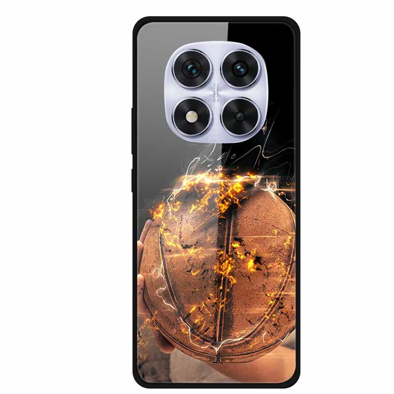 Tempered Glass Case For Redmi Note 14 Pro Coque 14Pro Flowers Phone Cases For Xiaomi Redmi Note14 Pro Hard Back Cover Case Funda