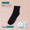 Unisex Summer Low-Cut Compression Socks: Breathable, Anti-Slip, Disposable (6 Pairs, White)