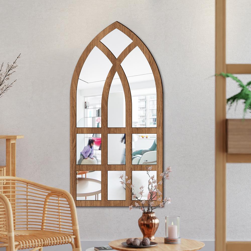 3D Vindusbue Akryl Speilklistremerke - Selvklebende Treveggdekor