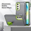 For Samsung A17 5G 4G Fall Protection Hard Armor Case for Samsung Galaxy A17 5g Galaxya17 A 17 Kickstand Phone Cover