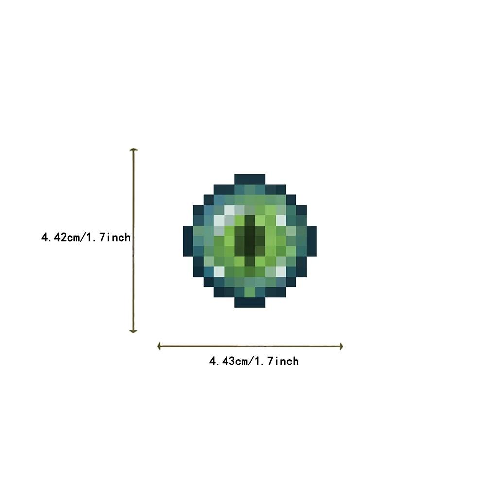 10/60PCS Pixels Game Stickers Vinyl  Steve My World Pixel DIY Stickers Scrapbooking Phone Luggage Skateboard Waterproof Decals