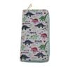 New cartoon little dinosaur series long zipper wallet, wallet
