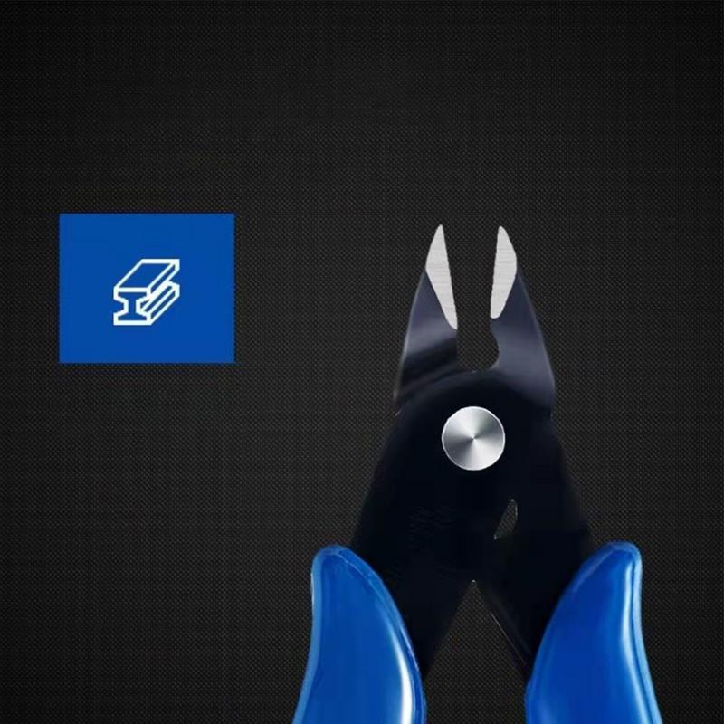 Diagonal Wire Cutting Pliers 5 Inch Side Cutter Clippers Multifunction High Leverage Diagonal Pliers With Ergonomic Handle For