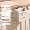 Foldable Wall-Mounted Trash Can for Kitchen & Bathroom