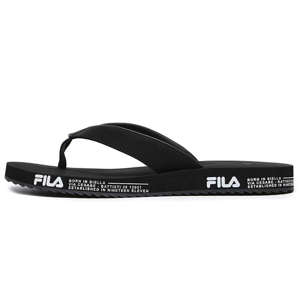 FILA Trevi Comfortable Versatile Rubber Sole Flip Flops Women Footwear Black F12W226508FBK