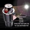 Portable Car Heating and Cooling Cup: Compact Hot/Cold Cup Refrigerator for Home and Vehicle Use