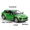 Porsche Macan S 2019 City SUV Simulation Diecast & Toy Vehicles Pull Back Car RMZ City 1:36 Alloy Model Gifts For Children