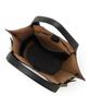 Toff Loadstone Arch Light Shrink Tote Embossed Cowhide One & Bag/Handbag, Leather, Size, Black/Camel