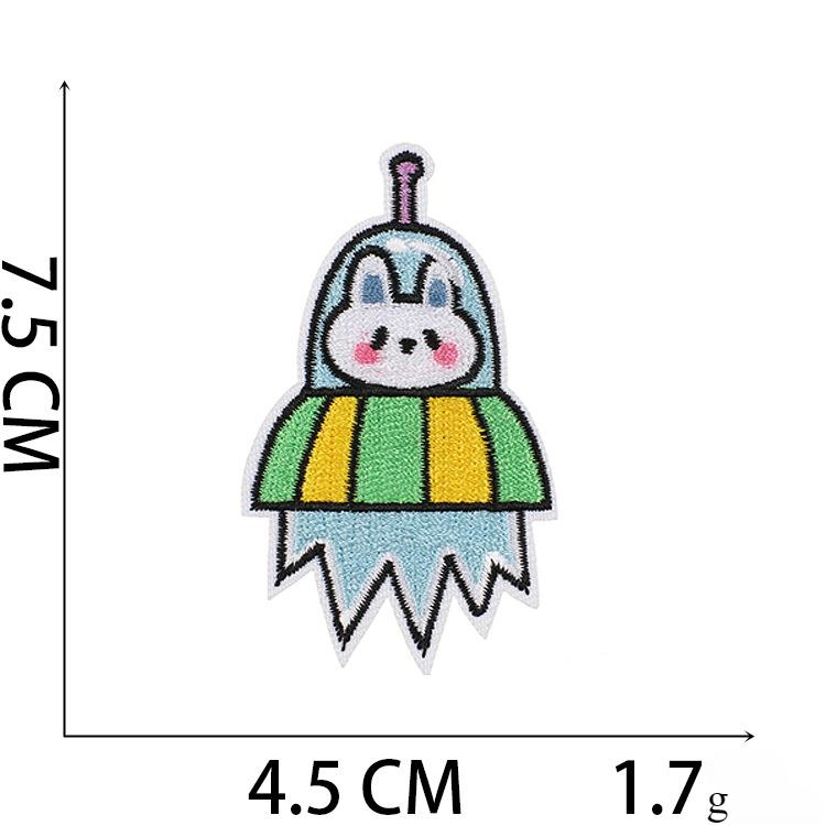 1 Stück Astronauten-Stil, Reparatur-Kleidung, Heimdekoration, Stickerei-Patches