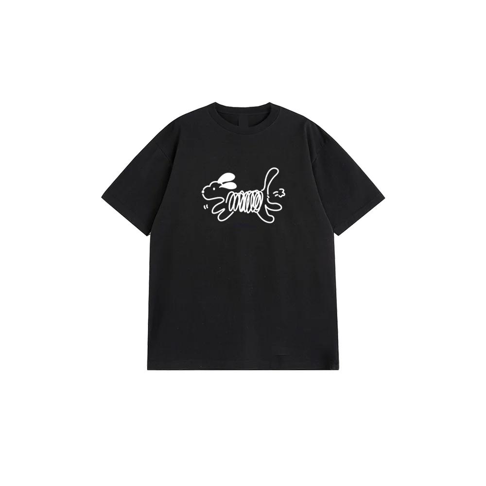 

mujer camisetas creativas de algodón de Unisexga corta para callecamisetas holgadas inforUnisexs de gran tamaño con cuello redondo S