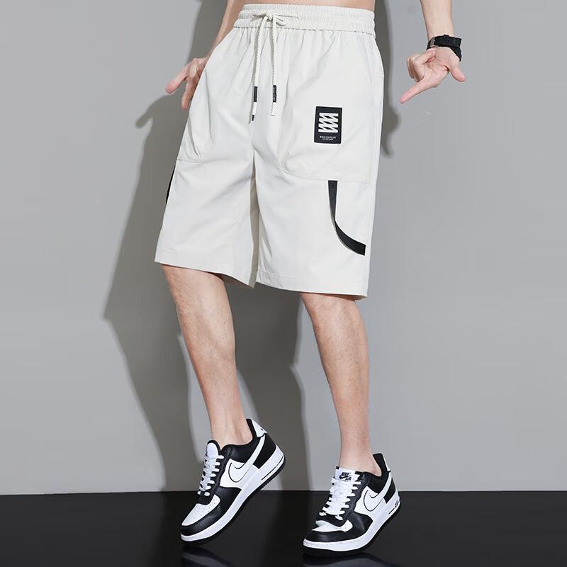 Men's Ice Silk Loose Cargo Shorts